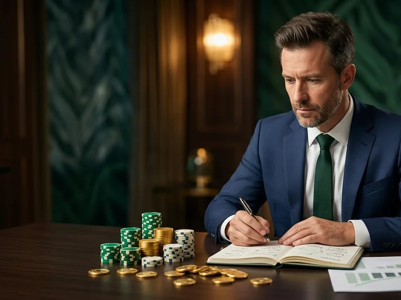 Jogador analisando estratégias de jogos de cassino online na pkp bet