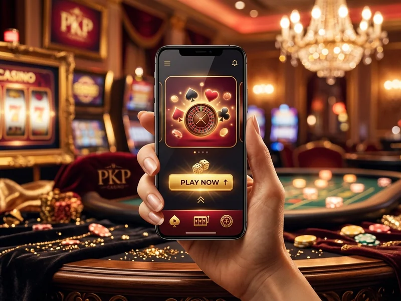 Botões de download para Android e iOS, indicando as opções de aplicativo pkp bet