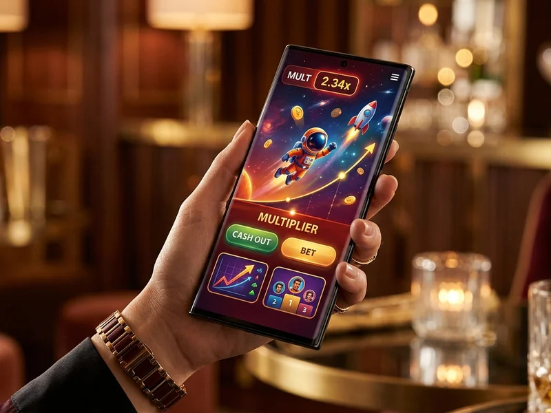 Smartphone exibindo o jogo Spaceman, destacando a compatibilidade mobile da pkp bet